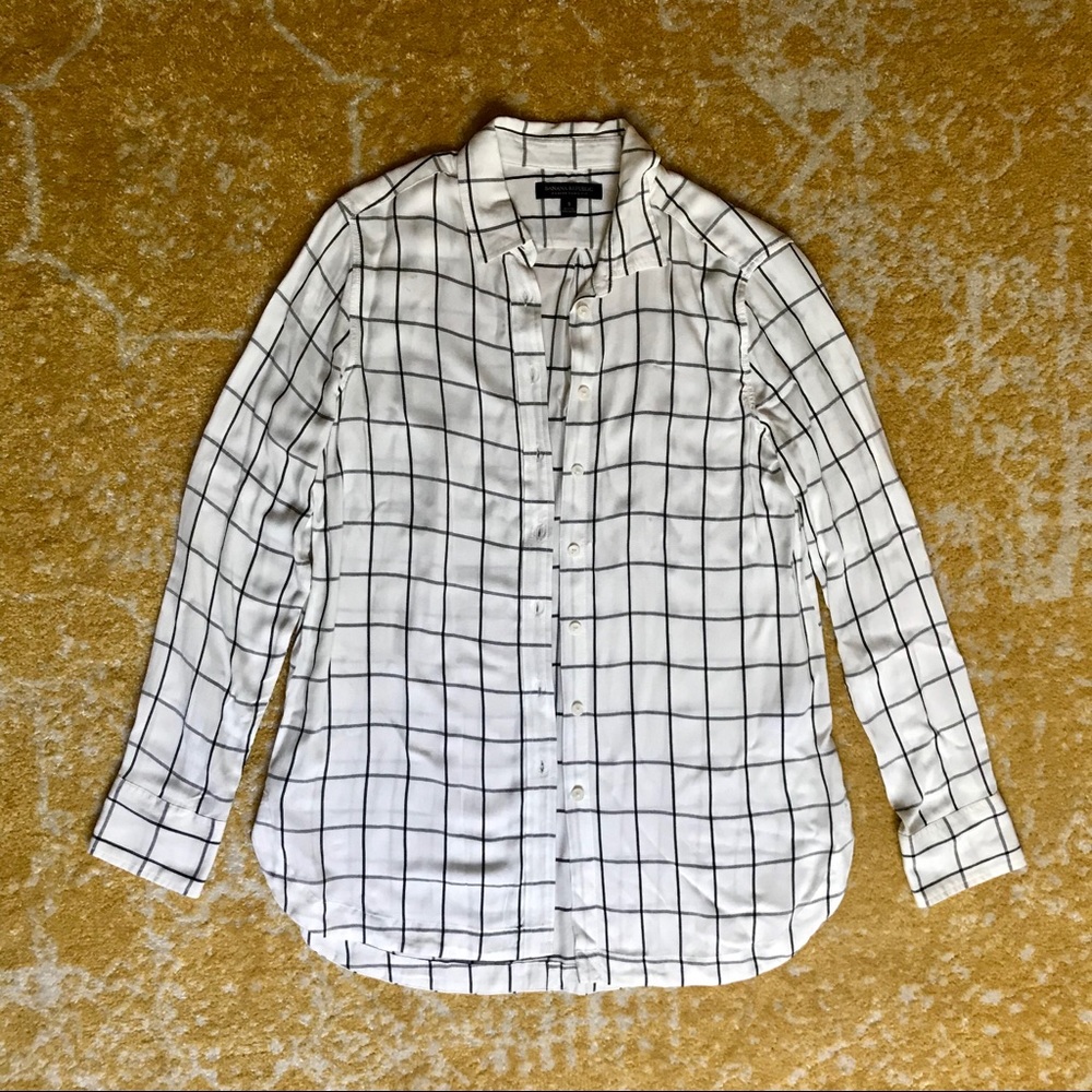 Parker tunic fit checkered shirt